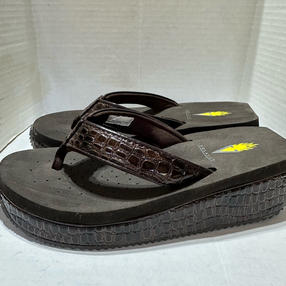 Volatility flip flops size 6 - Picture 3 of 4